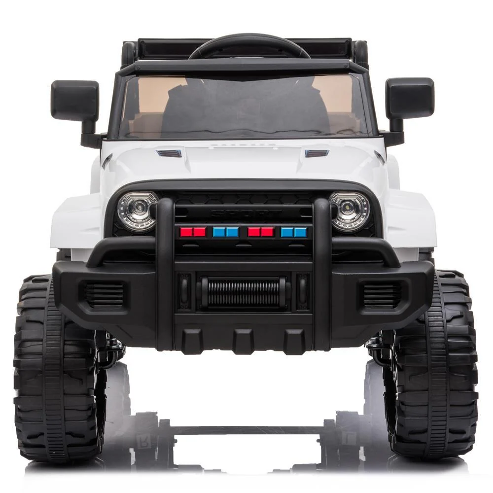 Electric 12V Kids Ride-On Jeep Car Toy with Lights and 3-Speed Remote Control - Image 10