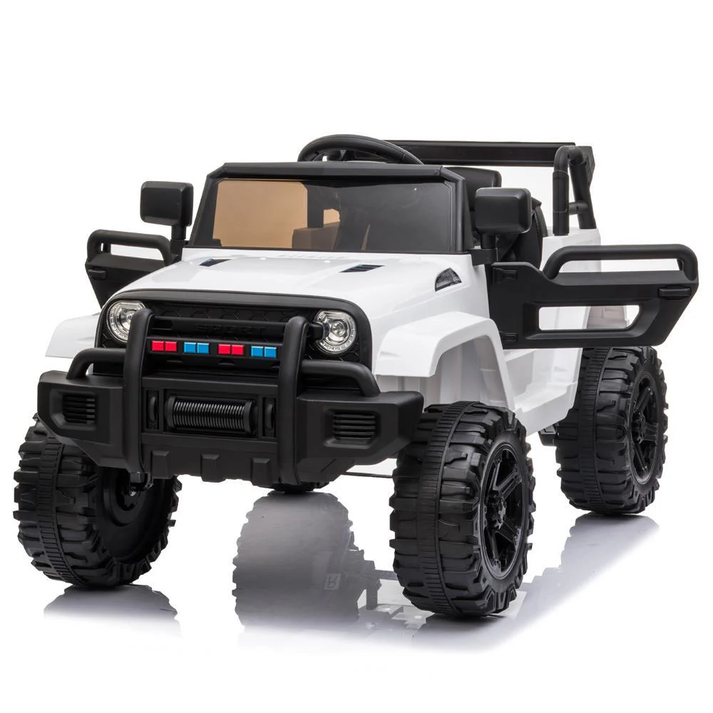 Electric 12V Kids Ride-On Jeep Car Toy with Lights and 3-Speed Remote Control - Image 13