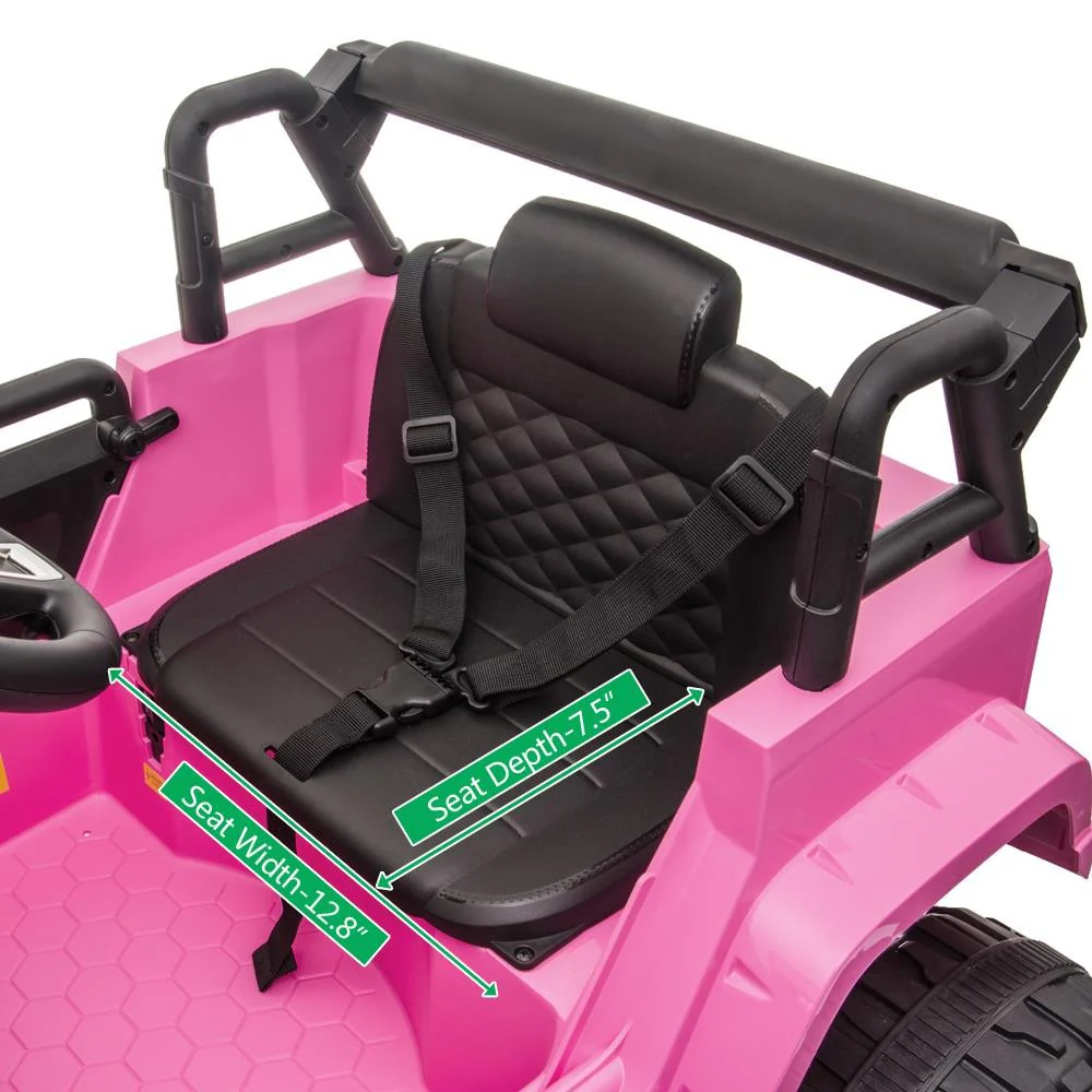Kids Ride-On Jeep Car Toy with Music, 3 Speeds, Remote Control, and Safety Features - Image 12