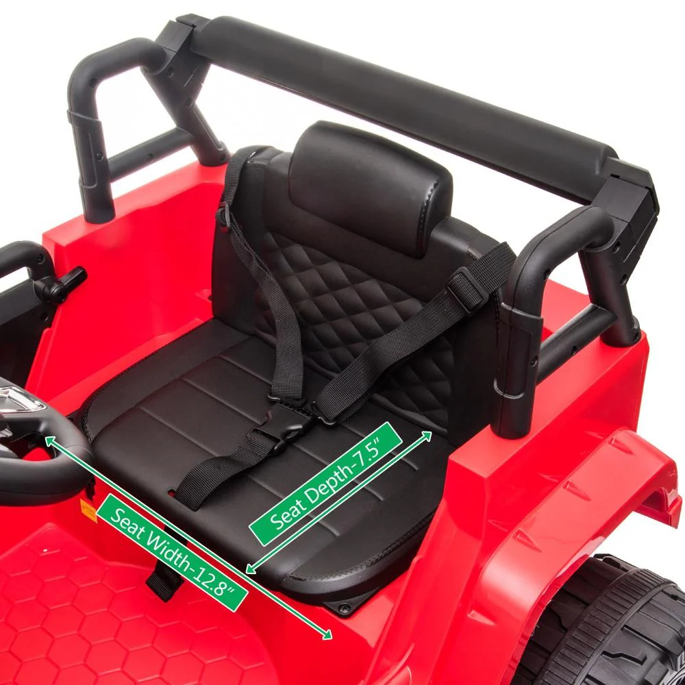 Kids Ride-On Jeep Toy Car with Music, Lights, 3 Speeds, Safety Features, and Remote Control - Image 19