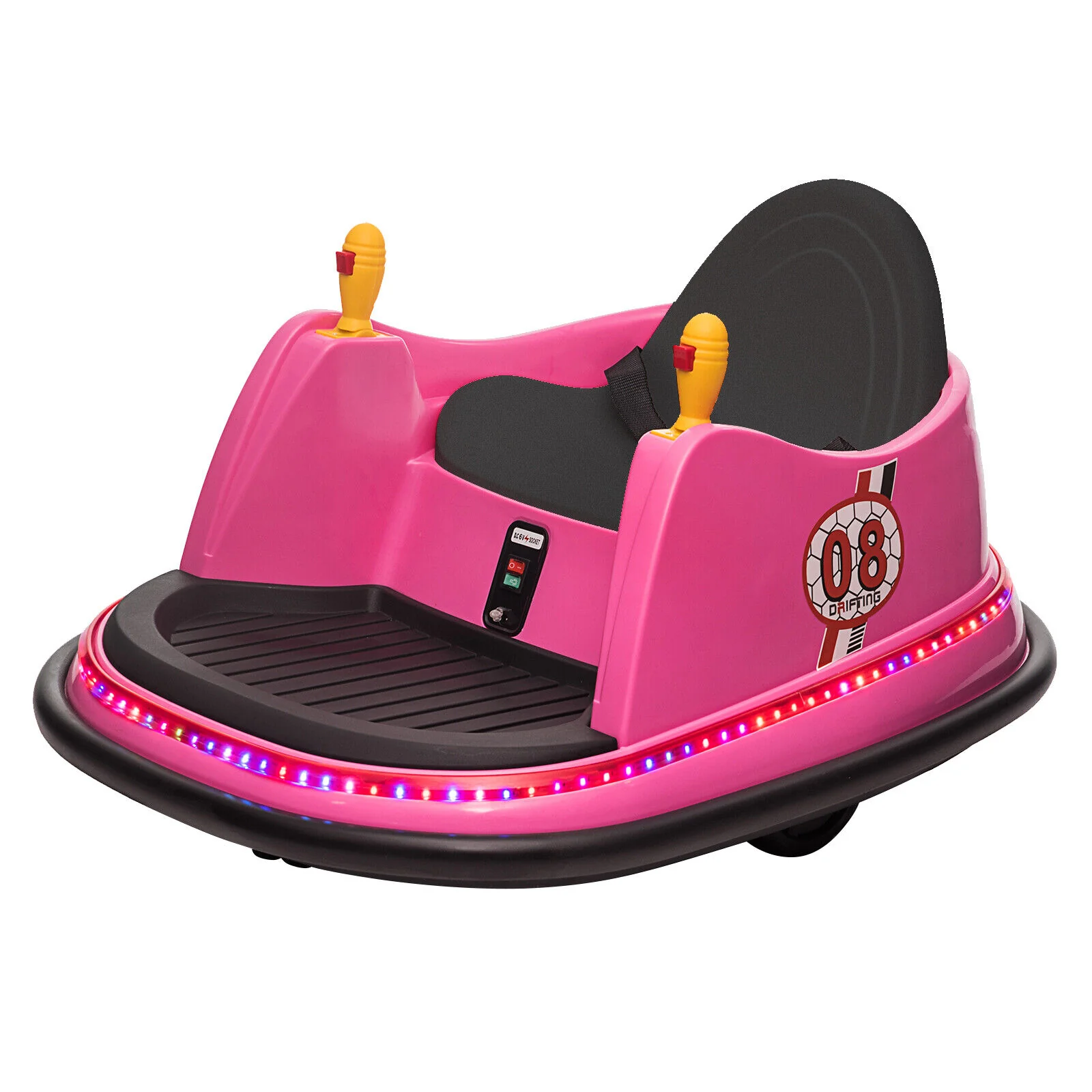 LEADZM Pink Bumper Car - 6V 7A.h Battery Powered - Image 6