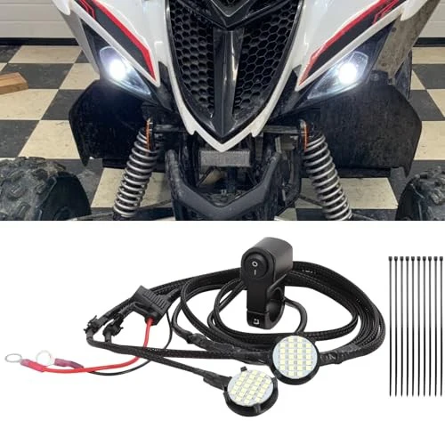 Left and Right Headlight Kit for 2016-2024 Yamaha Raptor 90 and 110 - Image 2