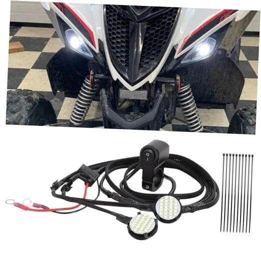 Left and Right Headlight Kit for 2016-2024 Yamaha Raptor 90 and 110 - Image 9