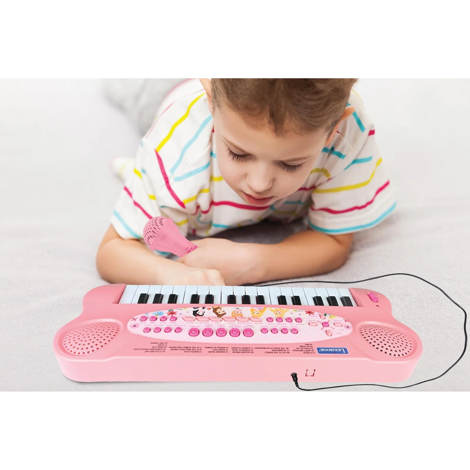 Disney Princesses Electronic Musical Keyboard with Microphone by Lexibook (32 Keys) - Image 4