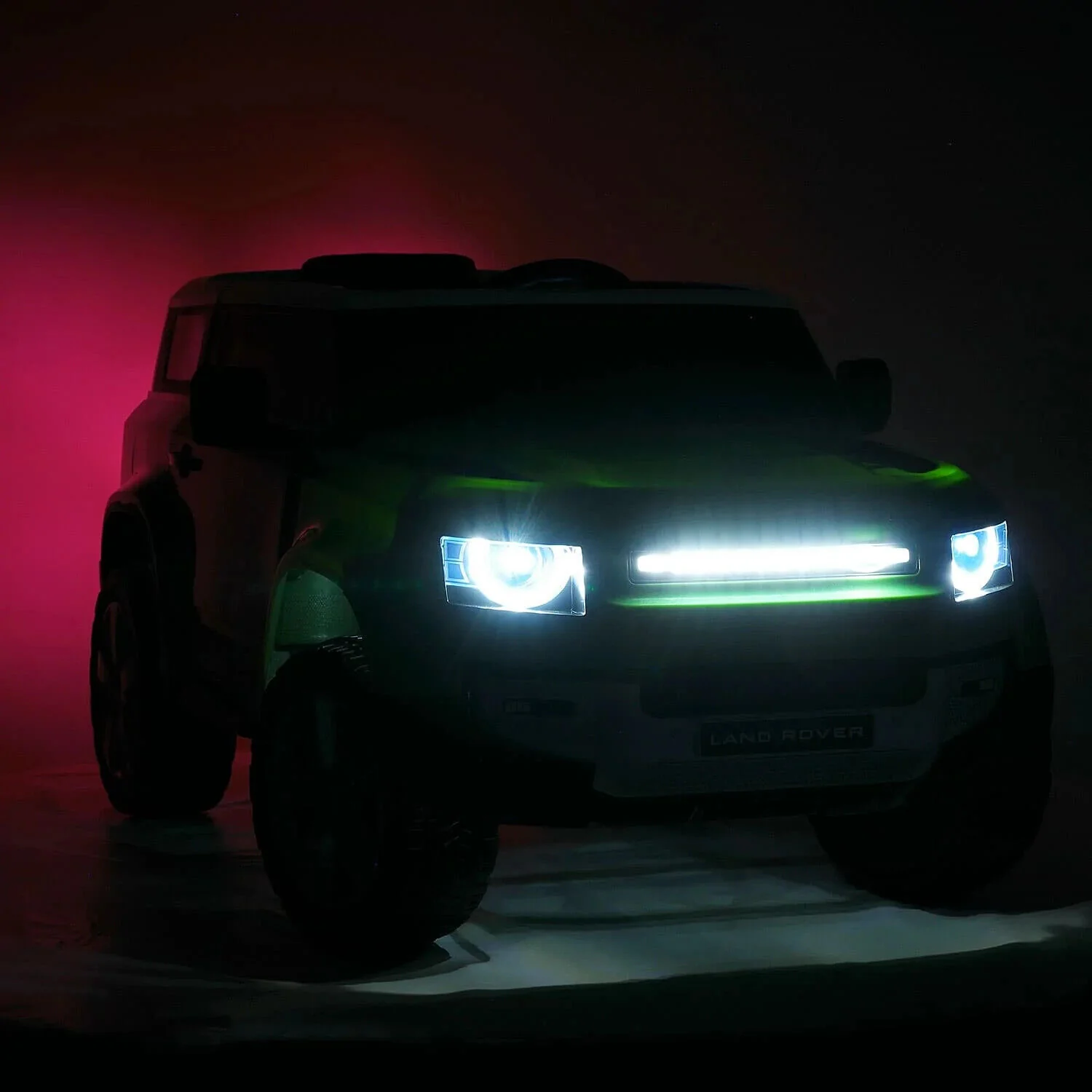 Licensed 12V Land Rover Defender Ride-On Car for Kids with LED Lights, MP3 Player, and Remote Control - Image 10