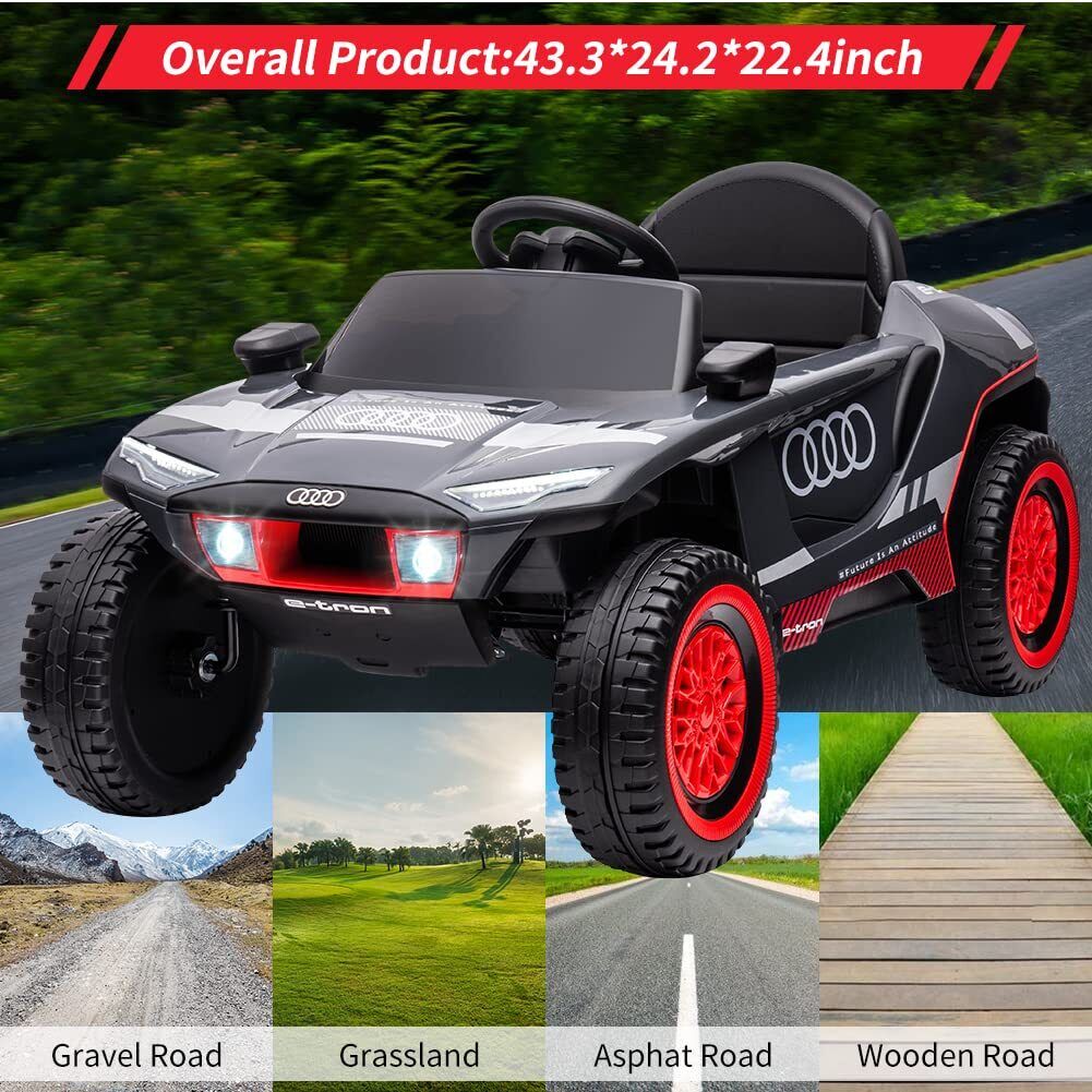Licensed 12V Sporting Car for Kids with Remote Control and 2 Speed Options - Image 5