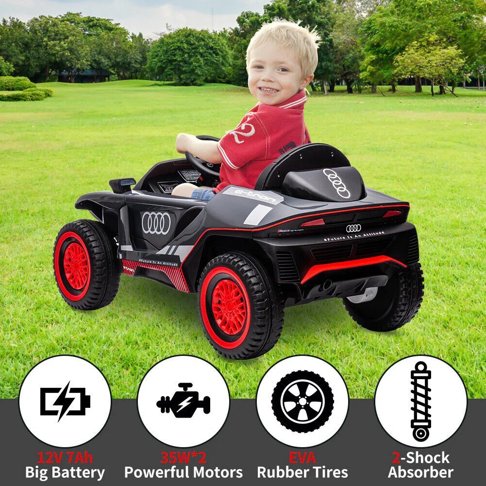Licensed 12V Sporting Car for Kids with Remote Control and 2 Speed Options - Image 7