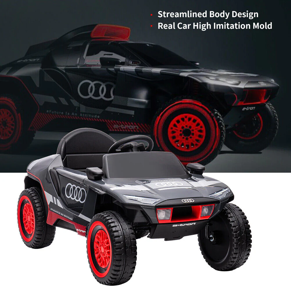 Licensed 12V Sporting Car for Kids with Remote Control and 2 Speed Options - Image 9