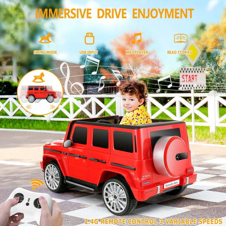 Licensed 4WD Mercedes-Benz Ride On Car for Kids with Remote Control - Image 24