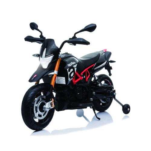 12V Electric Ride-On Dirt Bike for Kids with Training Wheels