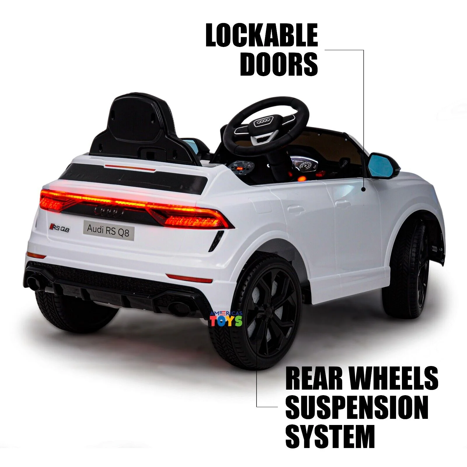 Licensed Audi 12V Electric Ride-On Car for Kids with Remote Control and MP3 Player - Available in Multiple Colors - Image 21