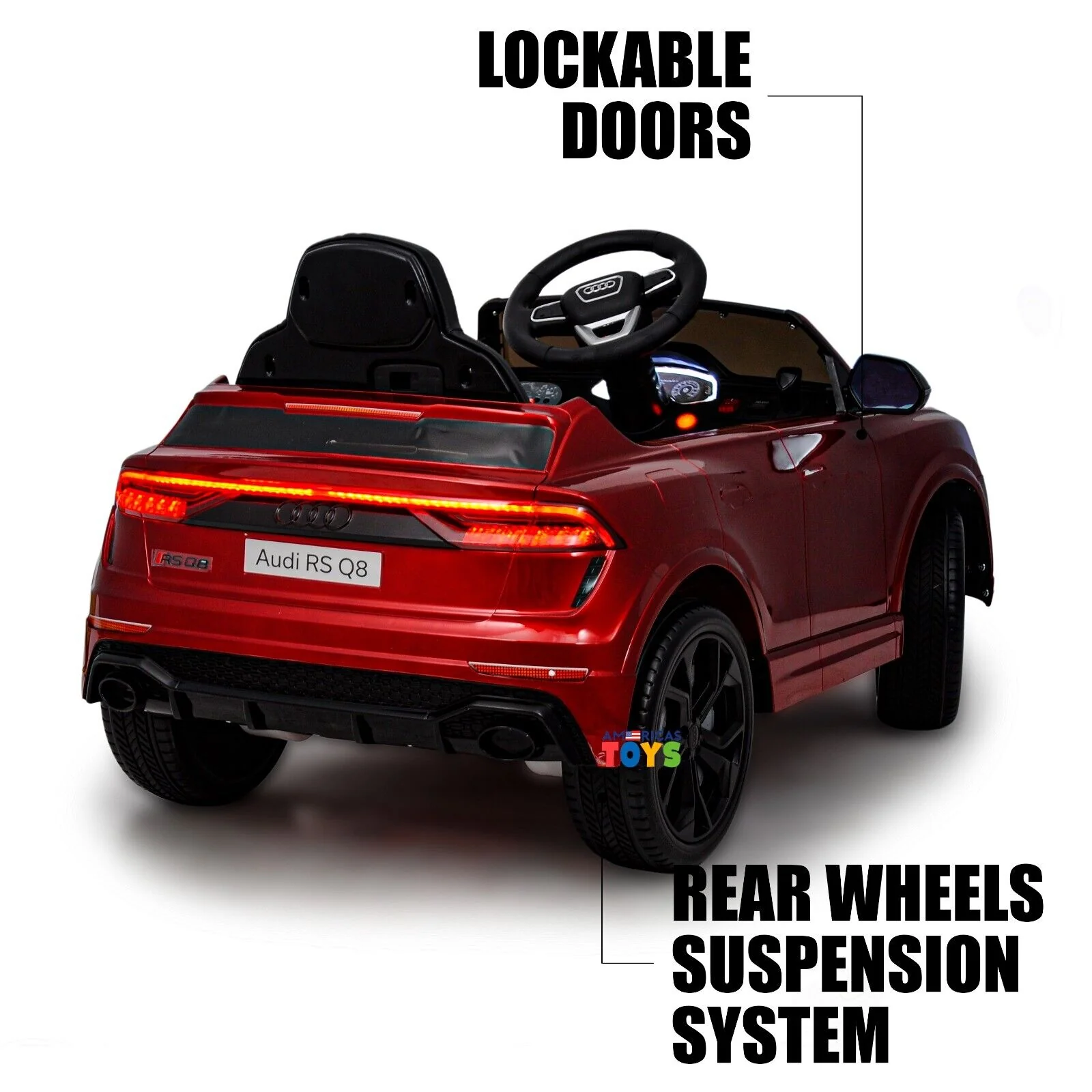 Licensed Audi 12V Electric Ride-On Car for Kids with Remote Control and MP3 Player - Available in Multiple Colors - Image 29