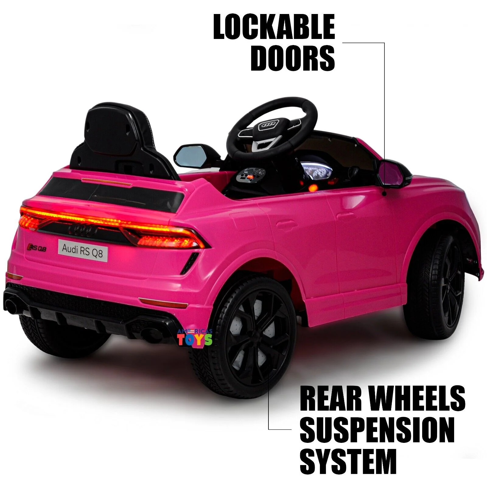 Licensed Audi 12V Electric Ride-On Car for Kids with Remote Control and MP3 Player - Available in Multiple Colors - Image 37