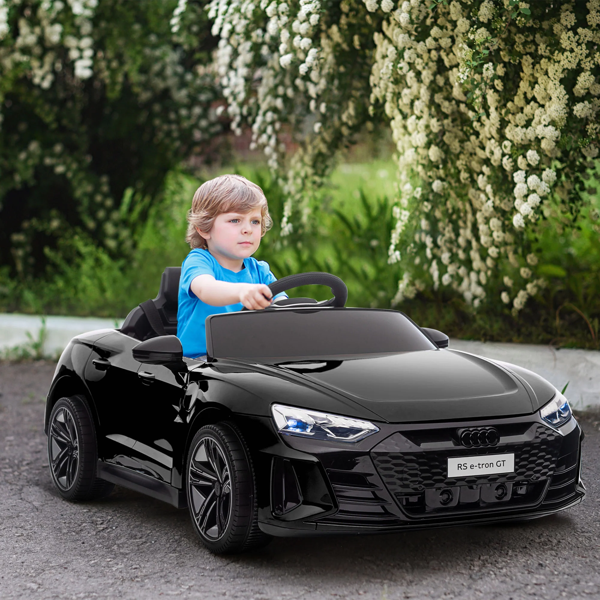 Licensed Audi 12V Electric Ride-On Car with Remote Control and Honking Horn - Image 57