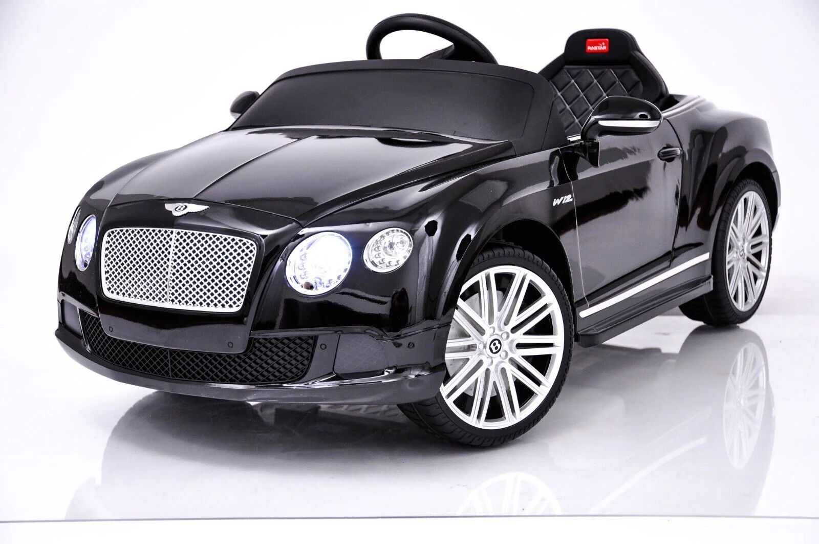 Licensed Bentley 12V Electric Car with R/C, Music, and Lights for Kids in Various Colors - Image 23