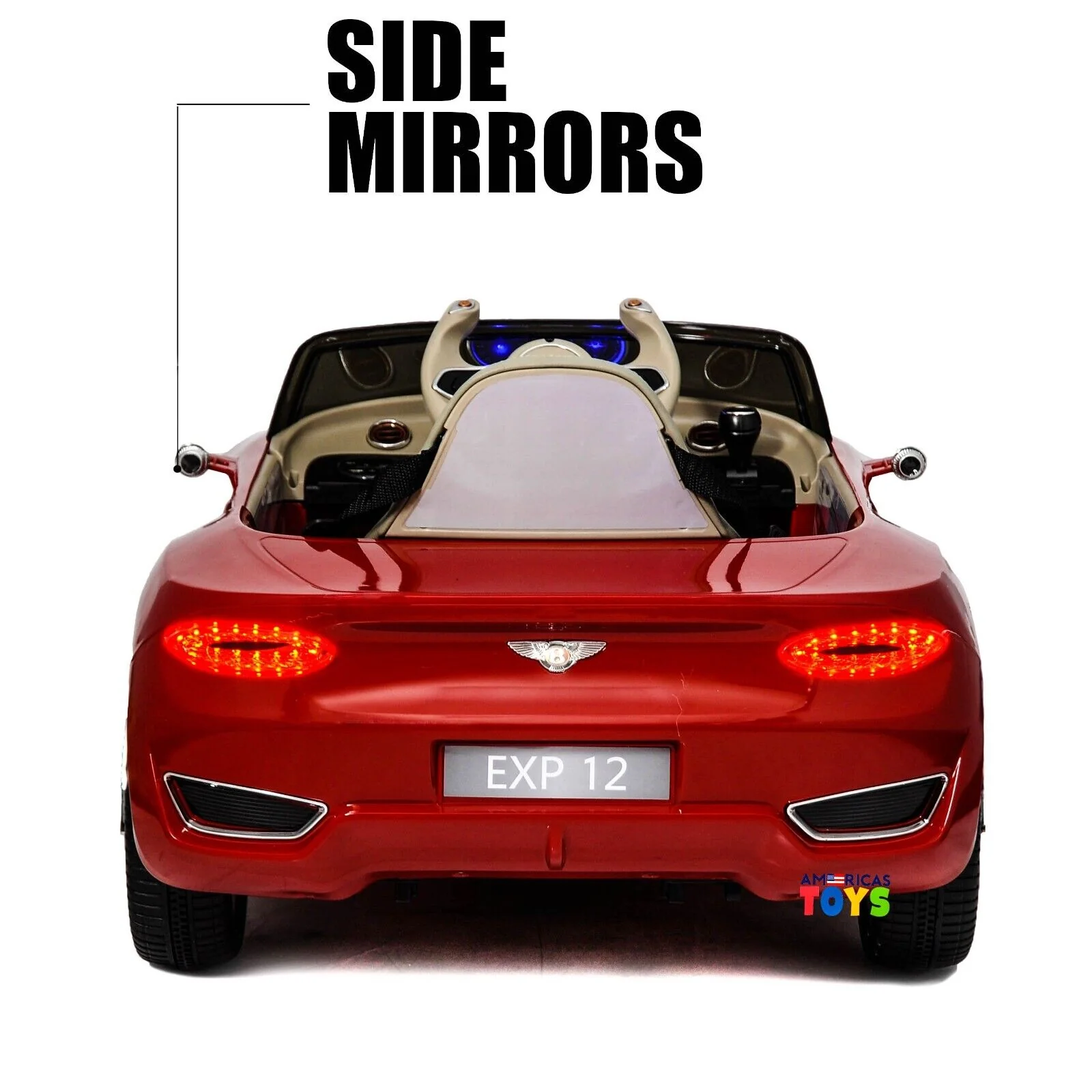 Licensed Bentley 12V Ride On Car with Radio, Remote Control, MP3 Player - Available in Multiple Colors for Kids - Image 21
