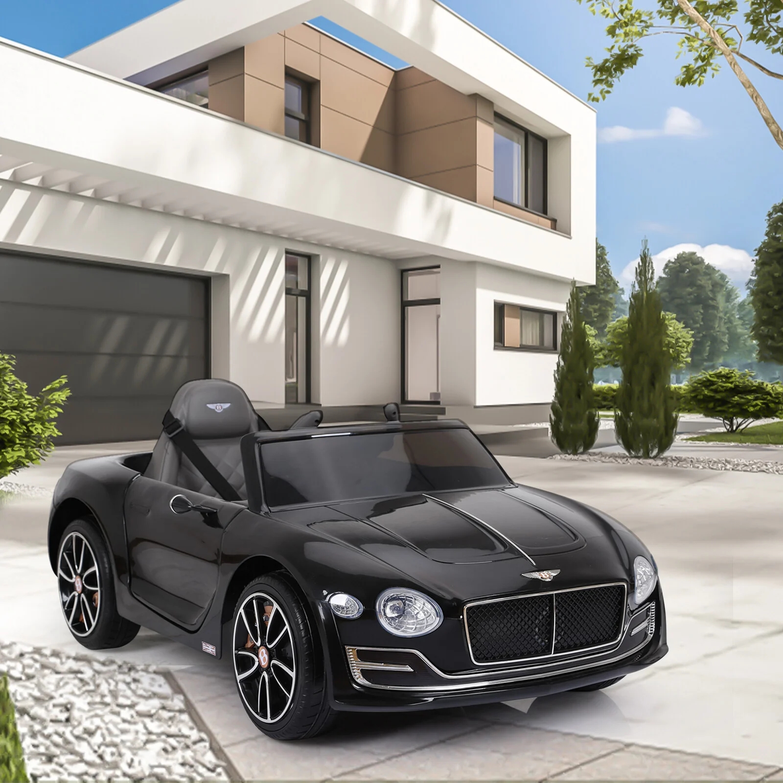 12V Kids Electric Ride-On Car with Remote Control and Licensed Bentley Design - Image 11