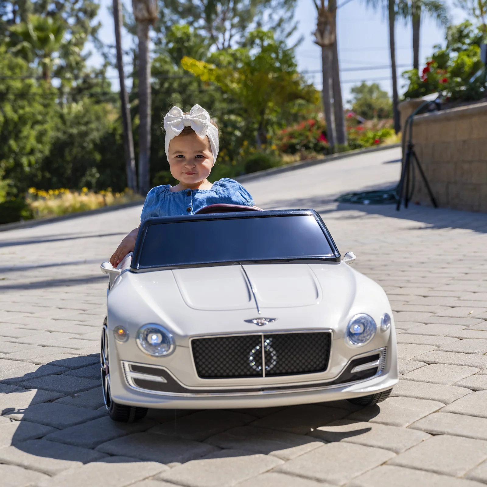 12V Electric Kids Ride-On Car with LED Lights Bentley Style Design - Image 7
