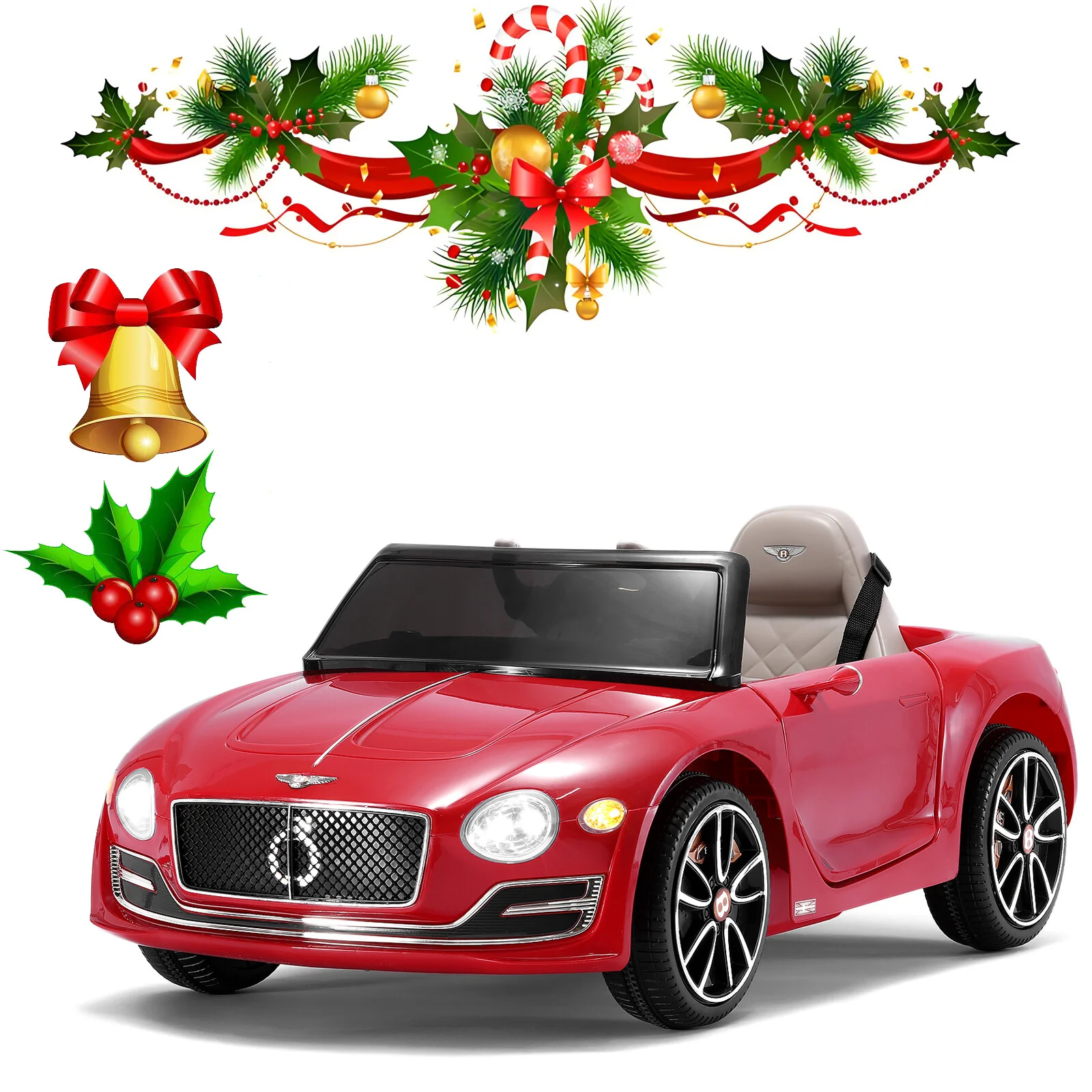 Licensed Bentley Style 12V Electric Kids Ride-On Car with Remote Control - Image 13