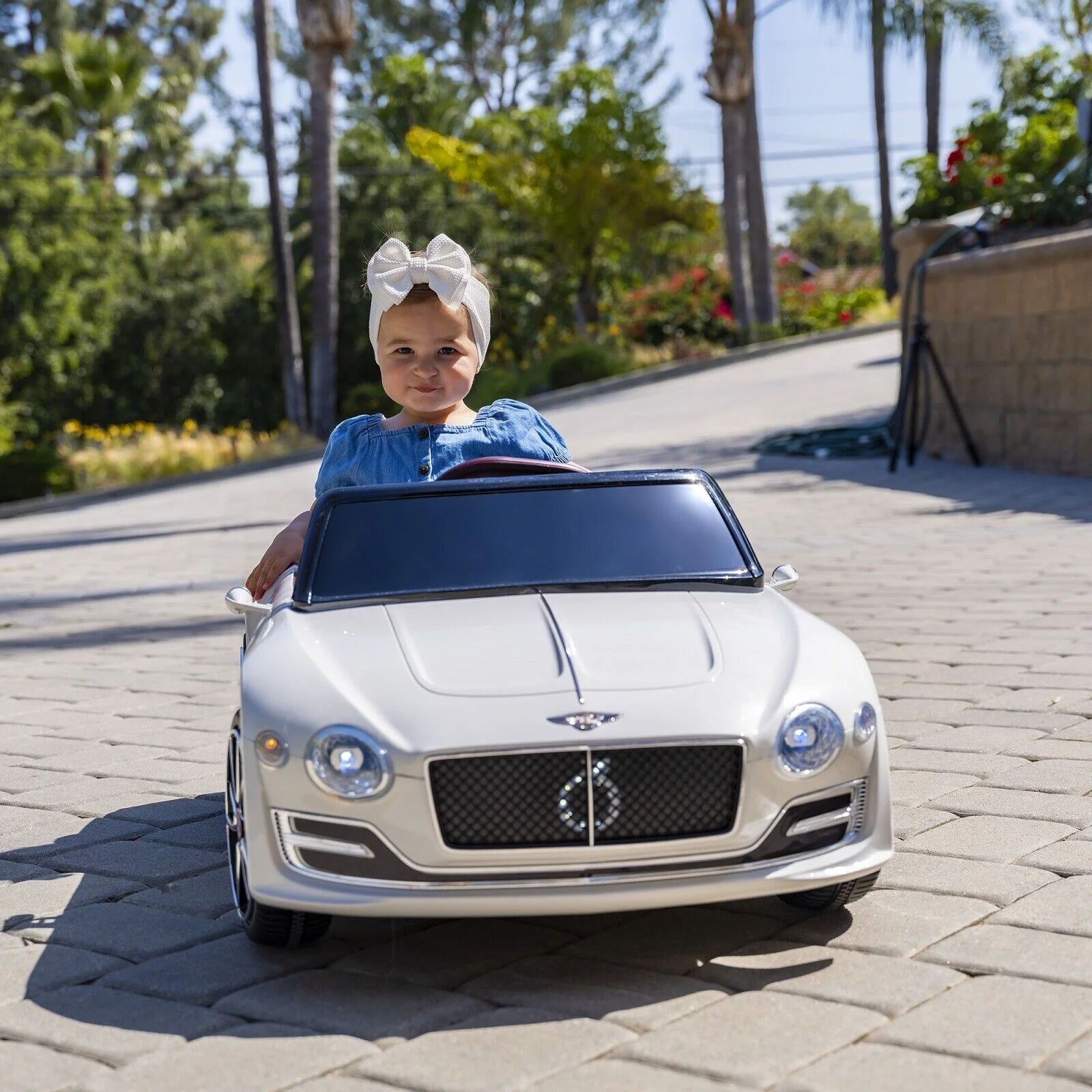 Licensed Bentley Style 12V Electric Ride-On Car for Kids with Remote Control - Image 3