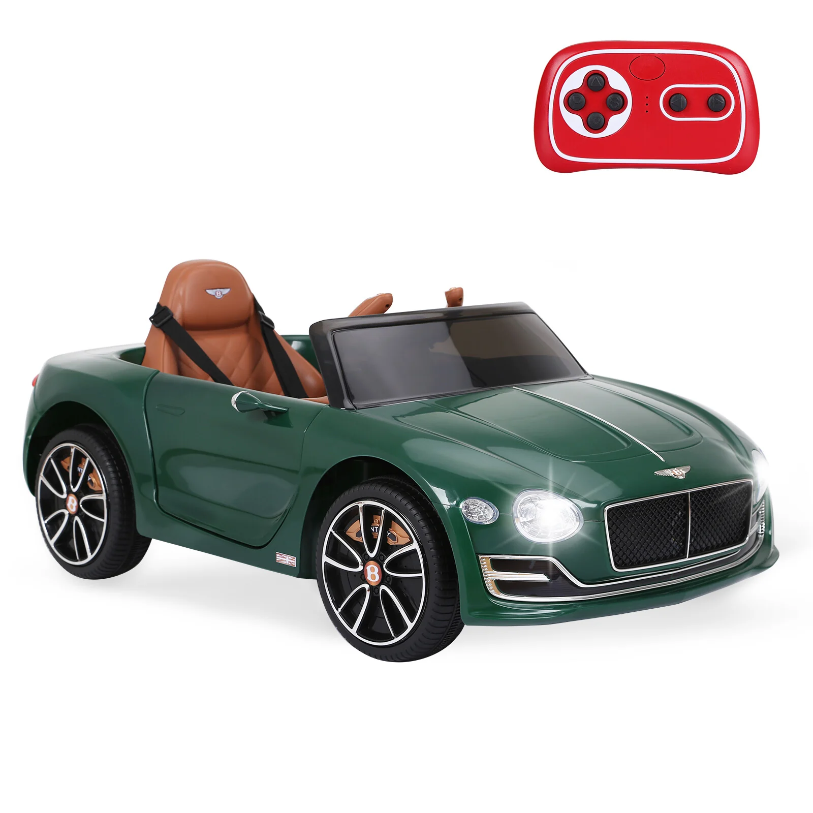 12V Licensed Bentley Style Kids Battery-Powered Ride-On Car with Remote Control - Image 18