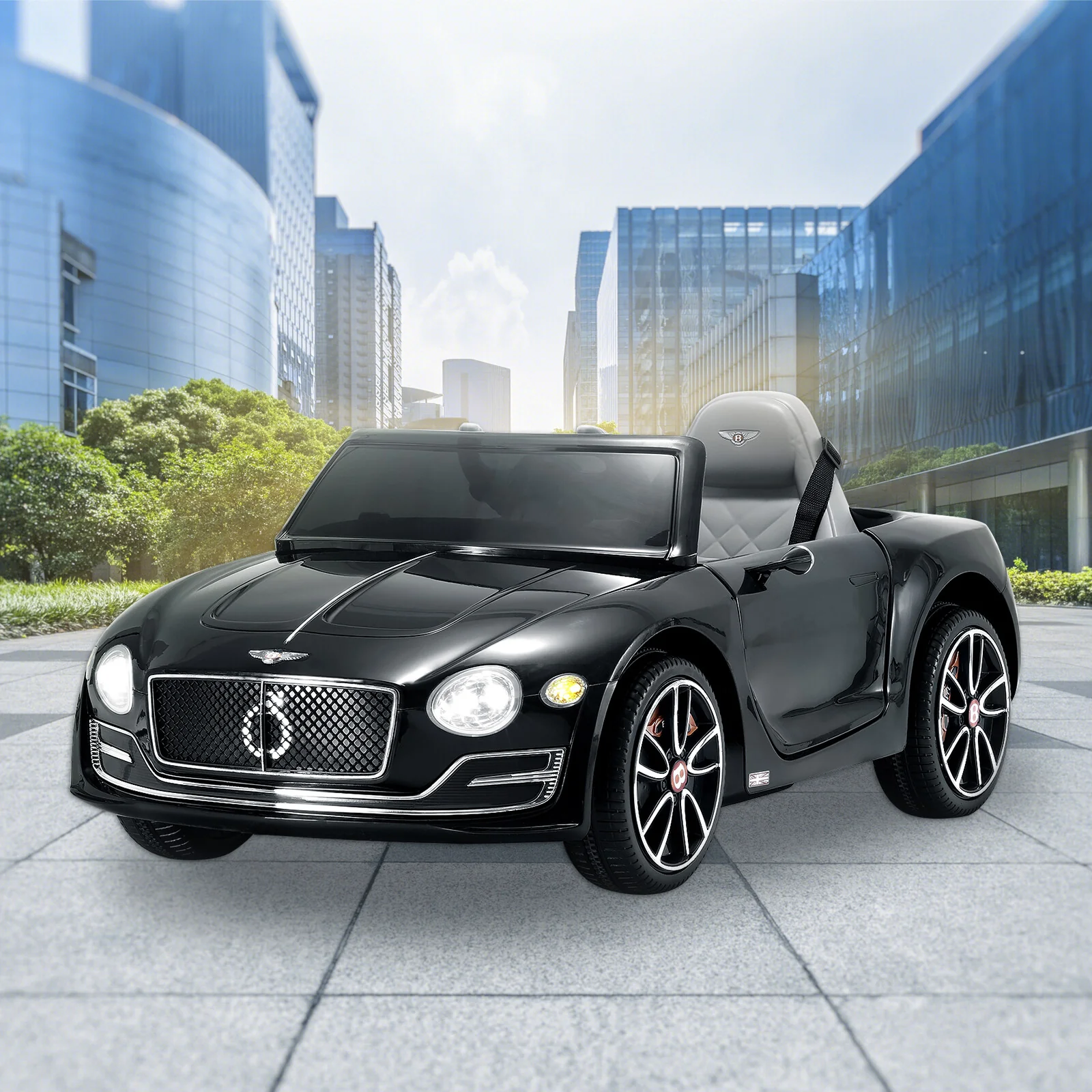Licensed Bentley Style 12V Electric Kids Ride-On Car with LED Lights and Remote Control - Image 16