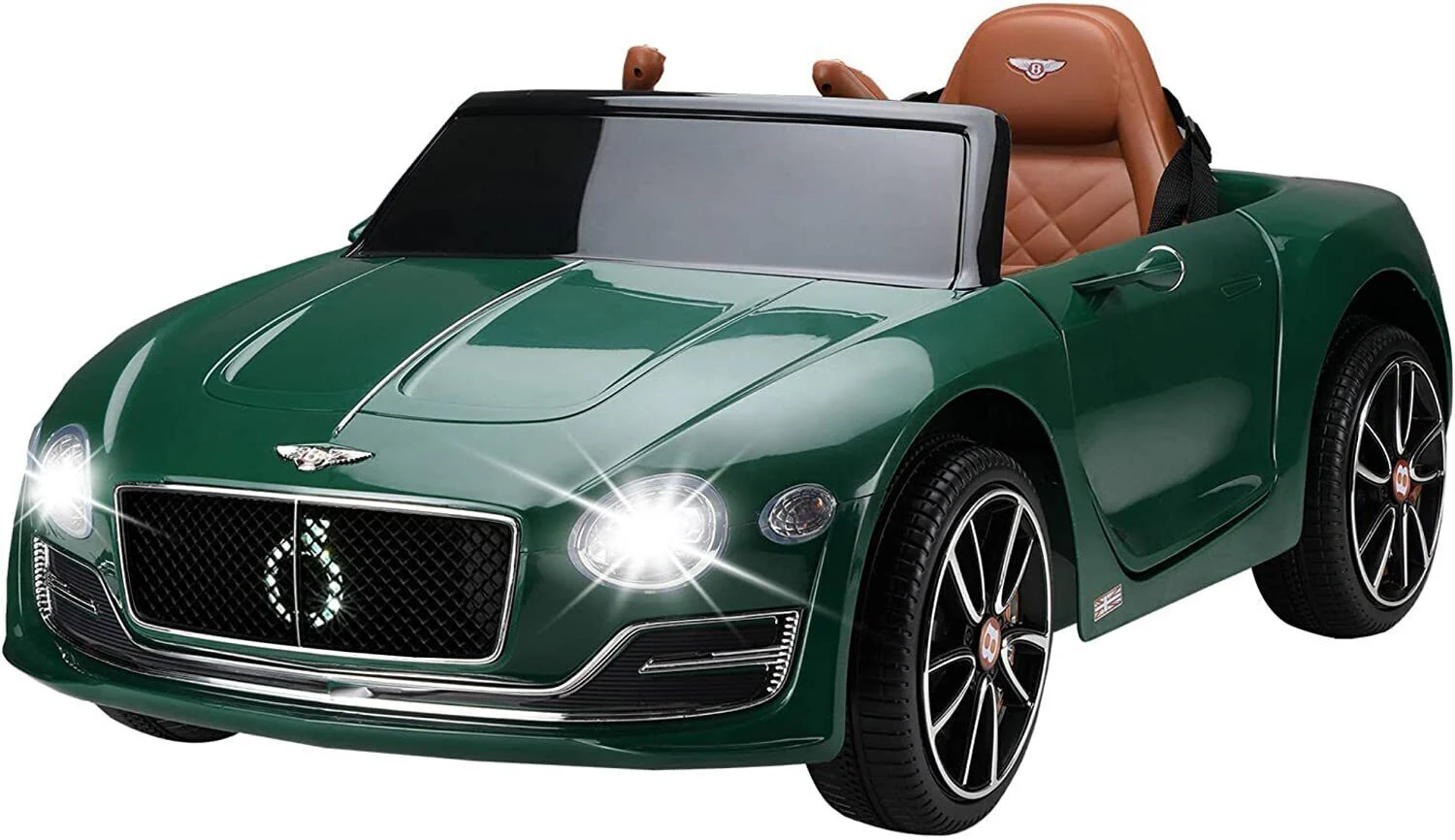 Licensed Bentley-Style 12V Electric Ride-On Car with Remote Control for Kids - Image 20