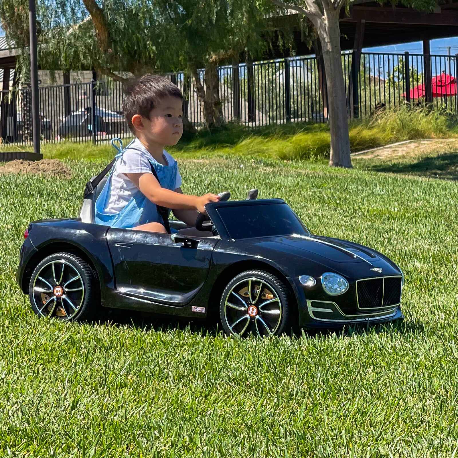 Licensed Bentley-Style 12V Electric Ride-On Car with Remote Control for Kids - Image 27