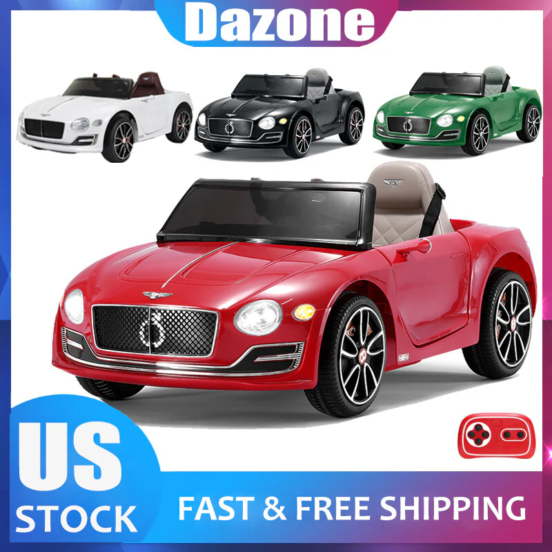 12V Licensed Bentley-Style Electric Ride-On Car for Kids with Remote Control - Image 9