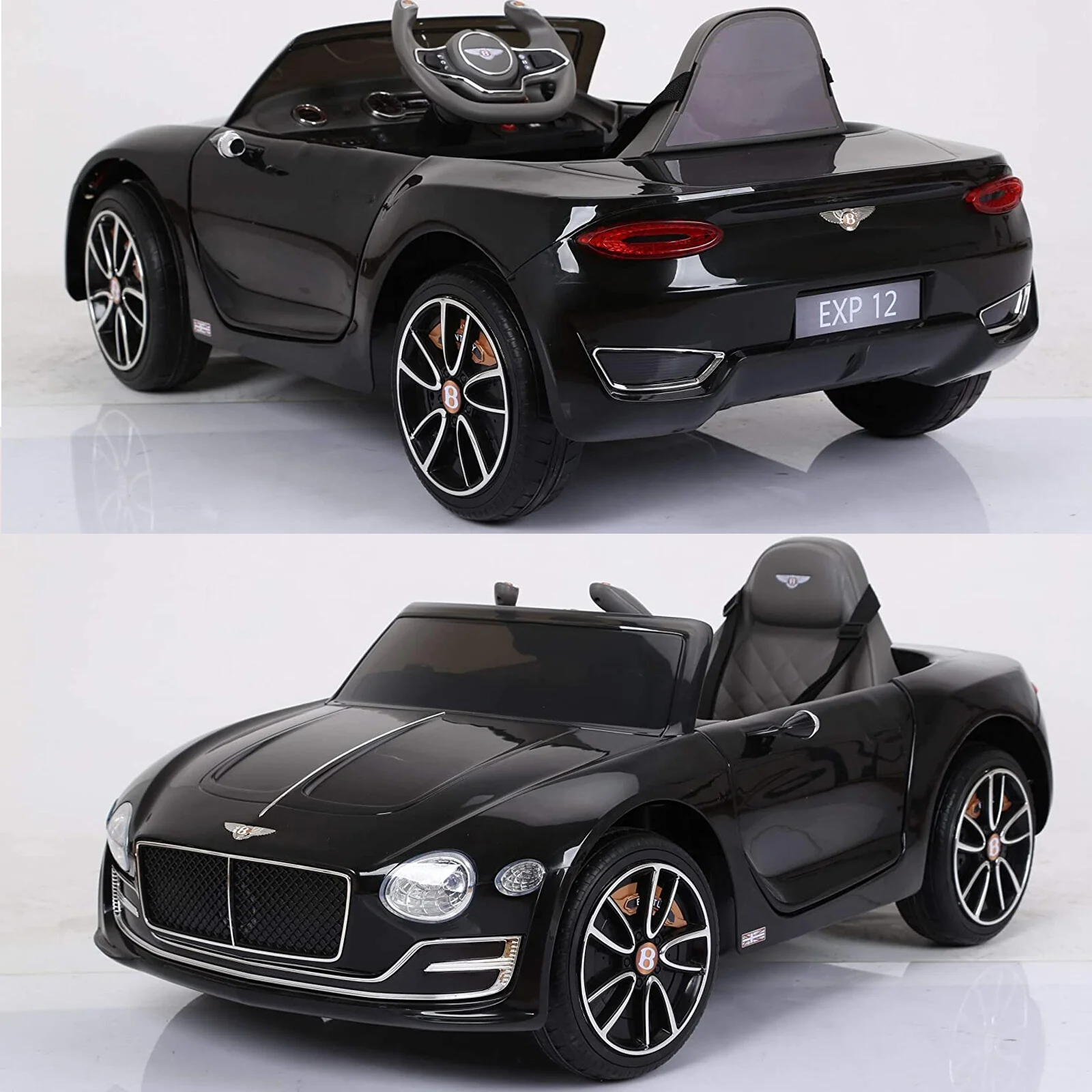 Licensed Bentley Style 12V Electric Ride-On Car for Kids with 2.4G Remote Control - Image 6