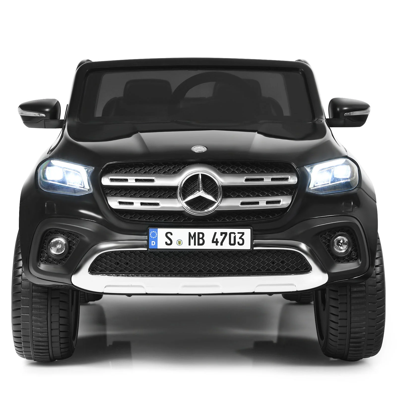 Licensed Benz Electric Ride-On Car for Kids - 2 Seater Toy Vehicle