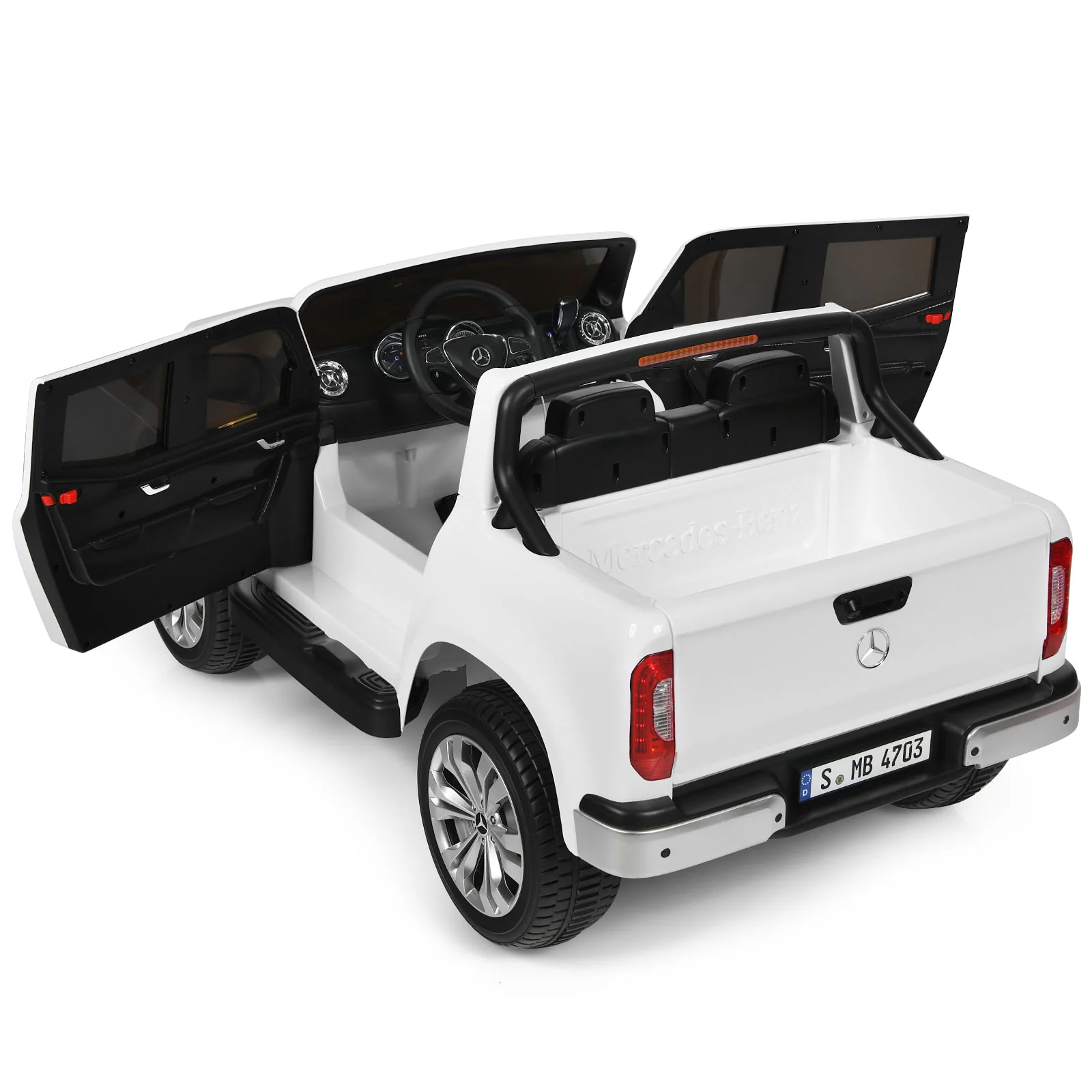 Licensed Benz Electric Ride-On Car for Kids - 2 Seater Toy Vehicle - Image 24