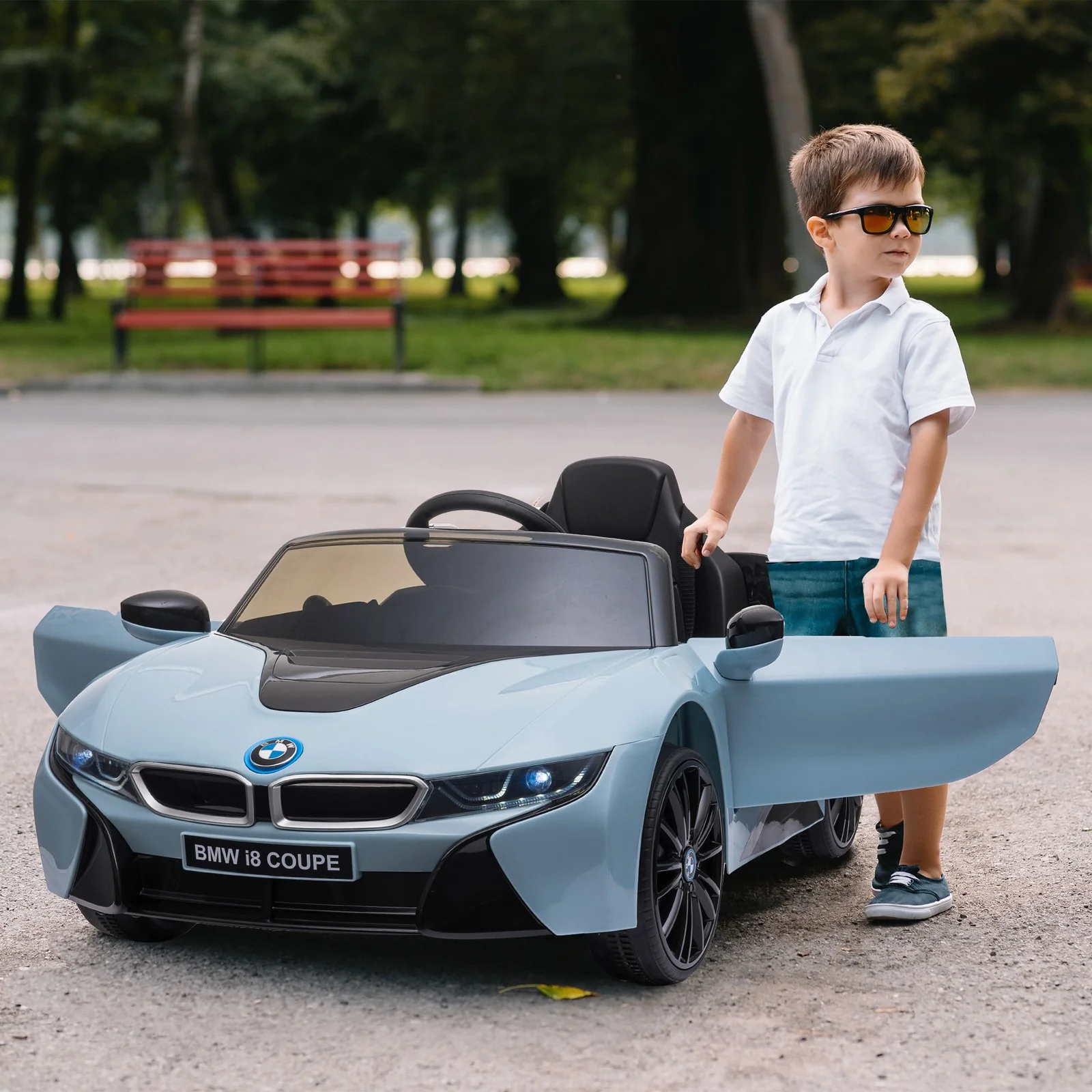 Licensed BMW I8 6V Electric Ride-On Coupe for Kids