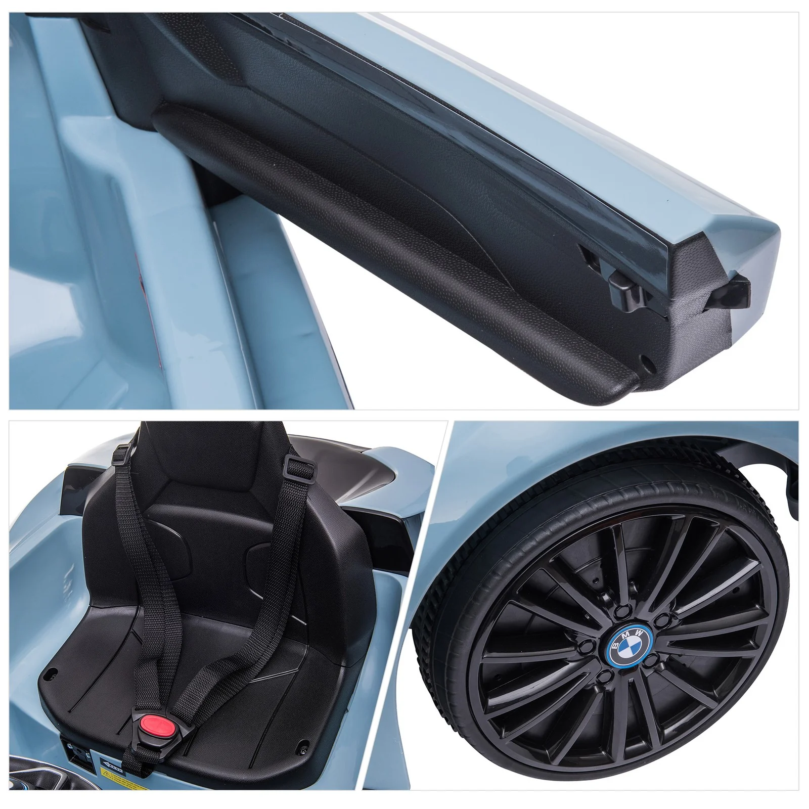Licensed BMW I8 6V Electric Ride-On Coupe for Kids - Image 10