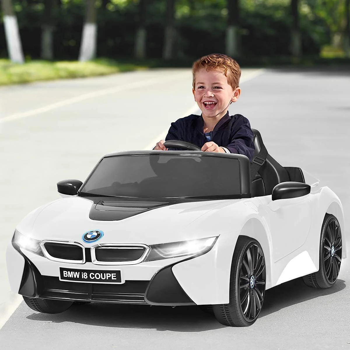 Licensed BMW i8 Style 12V Electric Ride-On Car for Kids with Remote Control, MP3 Player, and LED Lights - Image 10