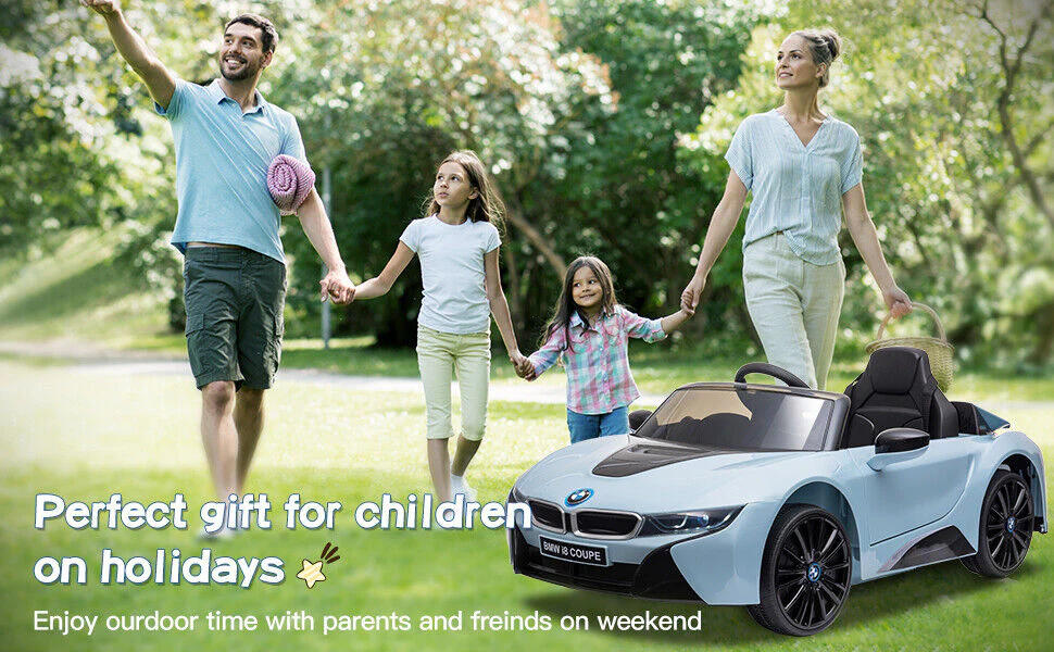 Licensed BMW I8 Style Electric Ride-On Car for Kids with LED Lights, Music, and Remote Control - Image 3