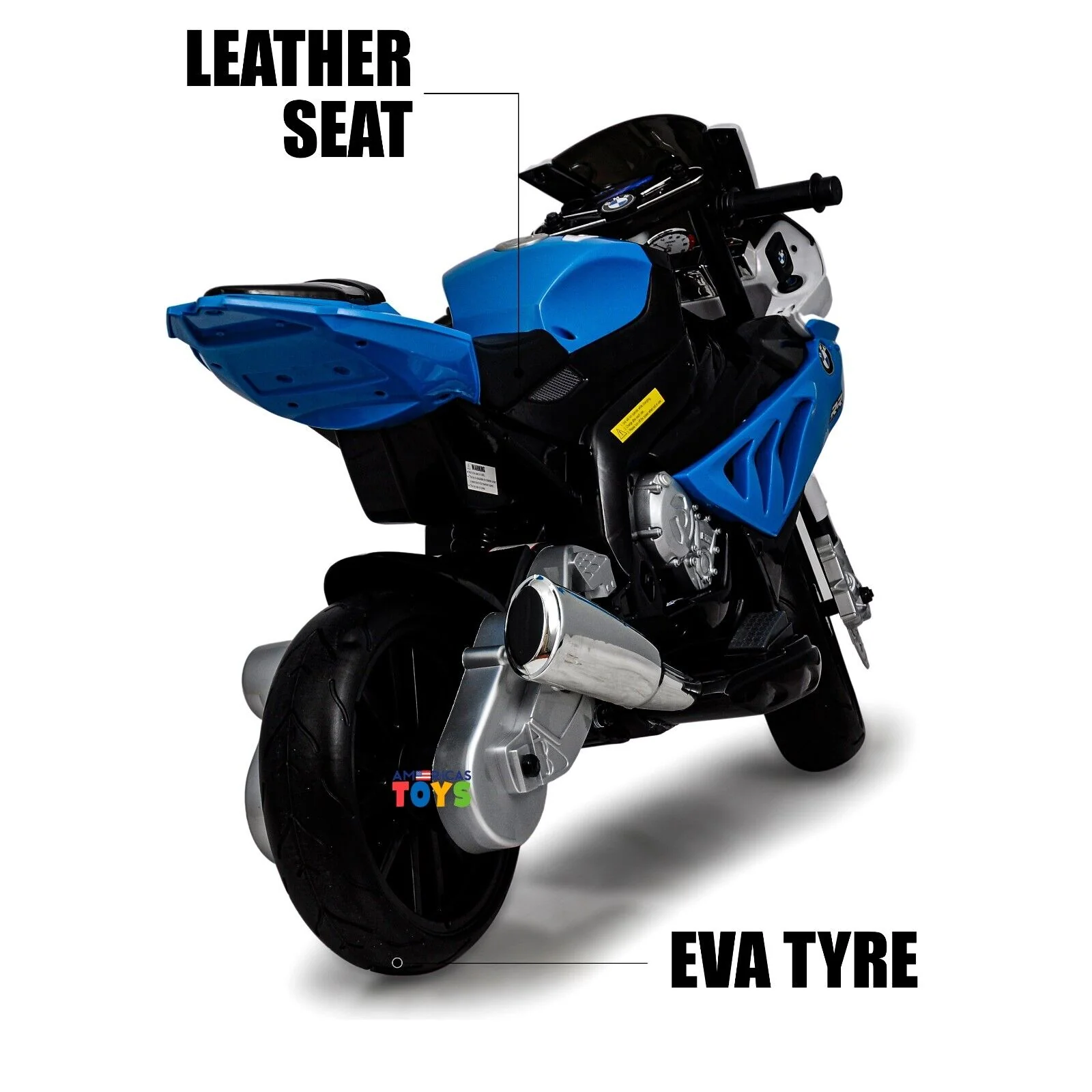 Licensed BMW Kids Motorcycle with MP3 Player and EVA Wheels - Available in Multiple Colors - Image 18
