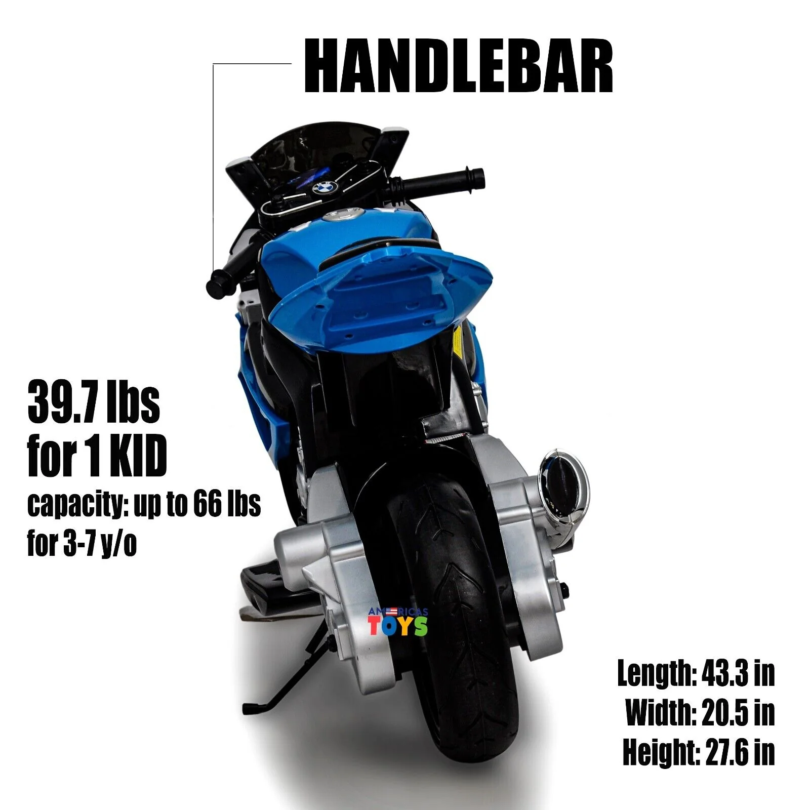 Licensed BMW Kids Motorcycle with MP3 Player and EVA Wheels - Available in Multiple Colors - Image 19