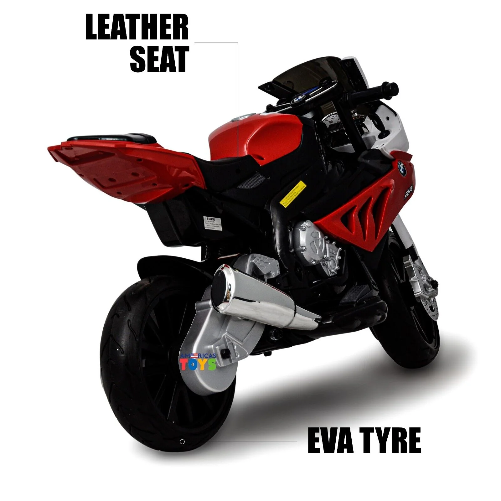 Licensed BMW Kids Motorcycle with MP3 Player and EVA Wheels - Available in Multiple Colors - Image 25