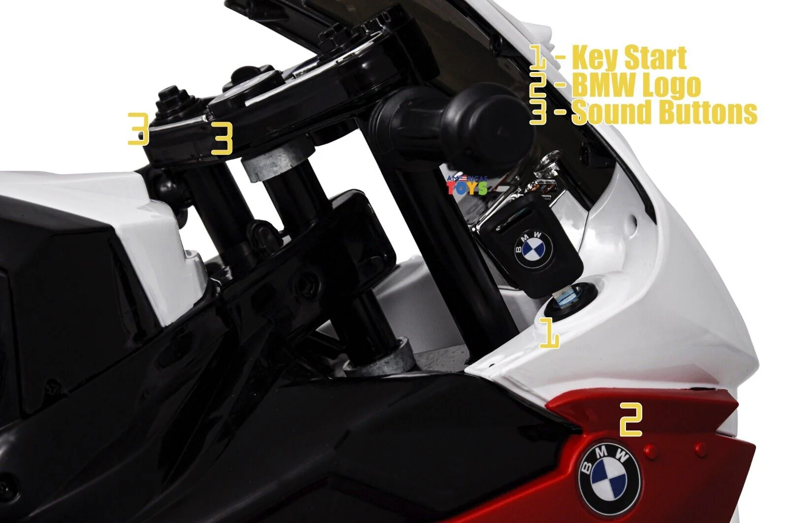Licensed BMW Kids Motorcycle with MP3 Player and EVA Wheels - Available in Multiple Colors - Image 27
