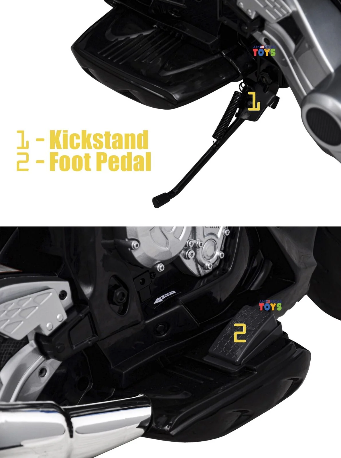 Licensed BMW Kids Motorcycle with MP3 Player and EVA Wheels - Available in Multiple Colors - Image 9