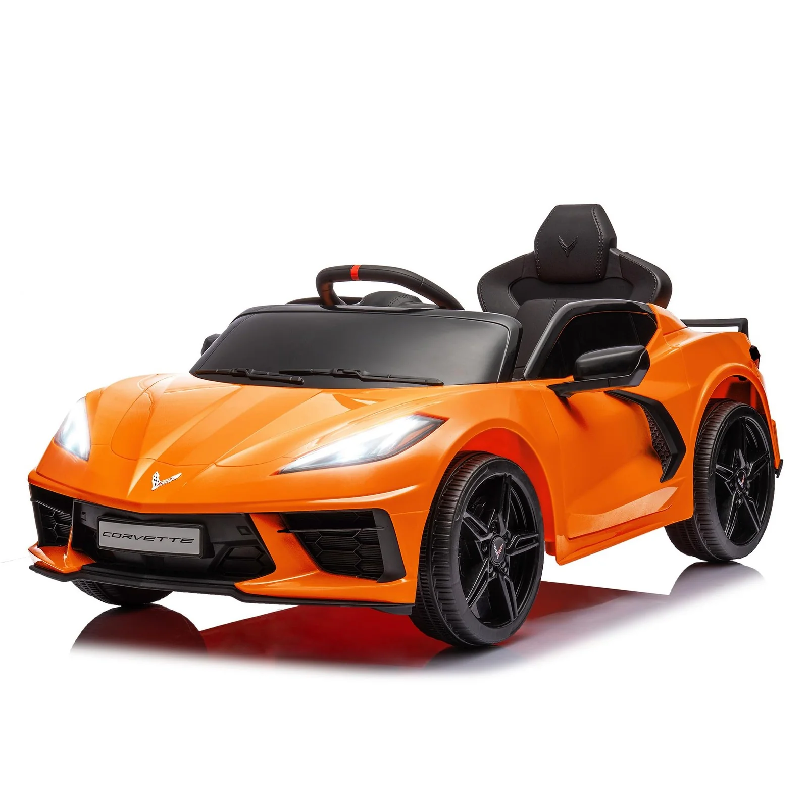 12V Electric Chevrolet Corvette C8 Ride-On Car with Remote Control - Image 9
