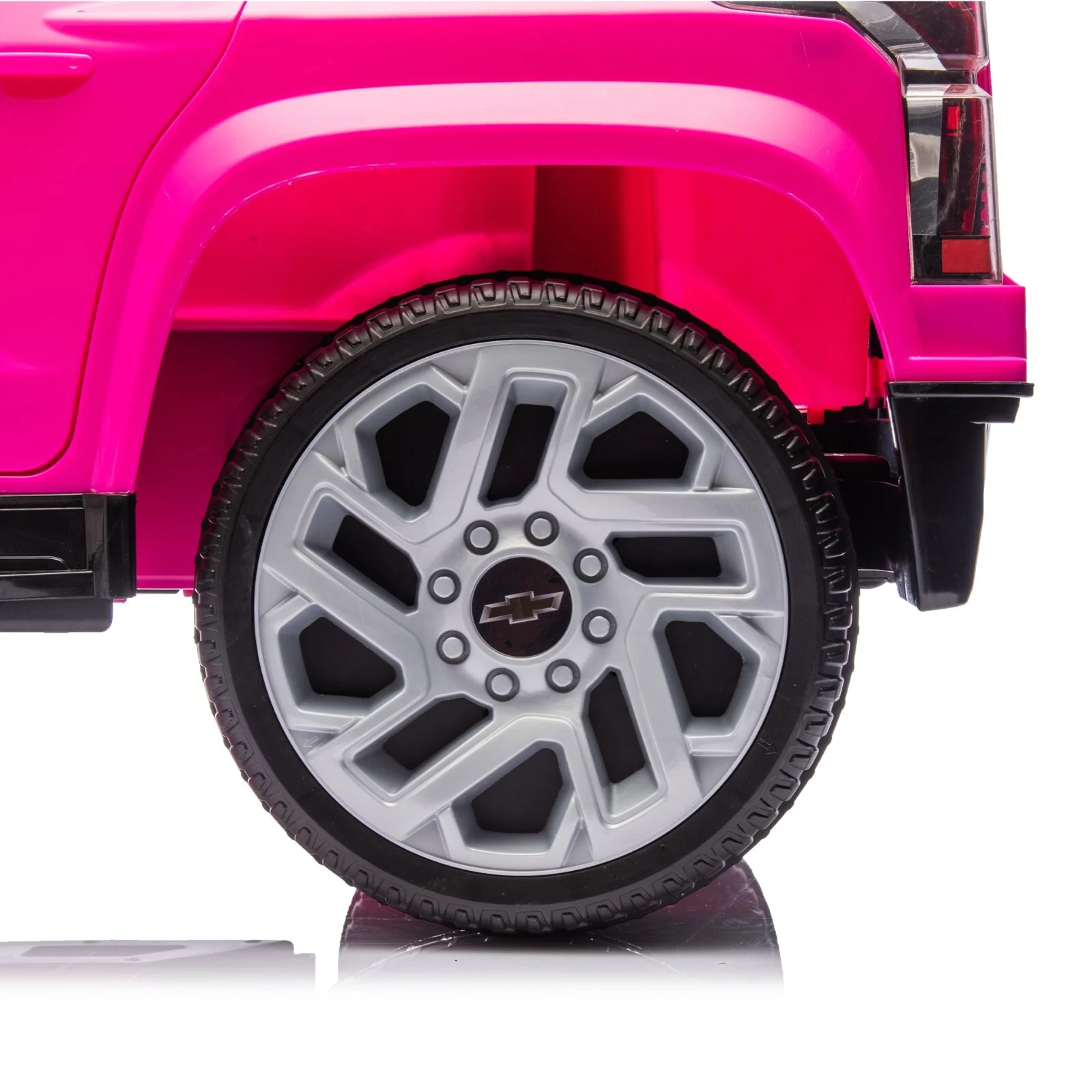 Chevrolet Silverado 12V Ride-On Truck with Remote Control and 4 Wheels for Kids - Image 23