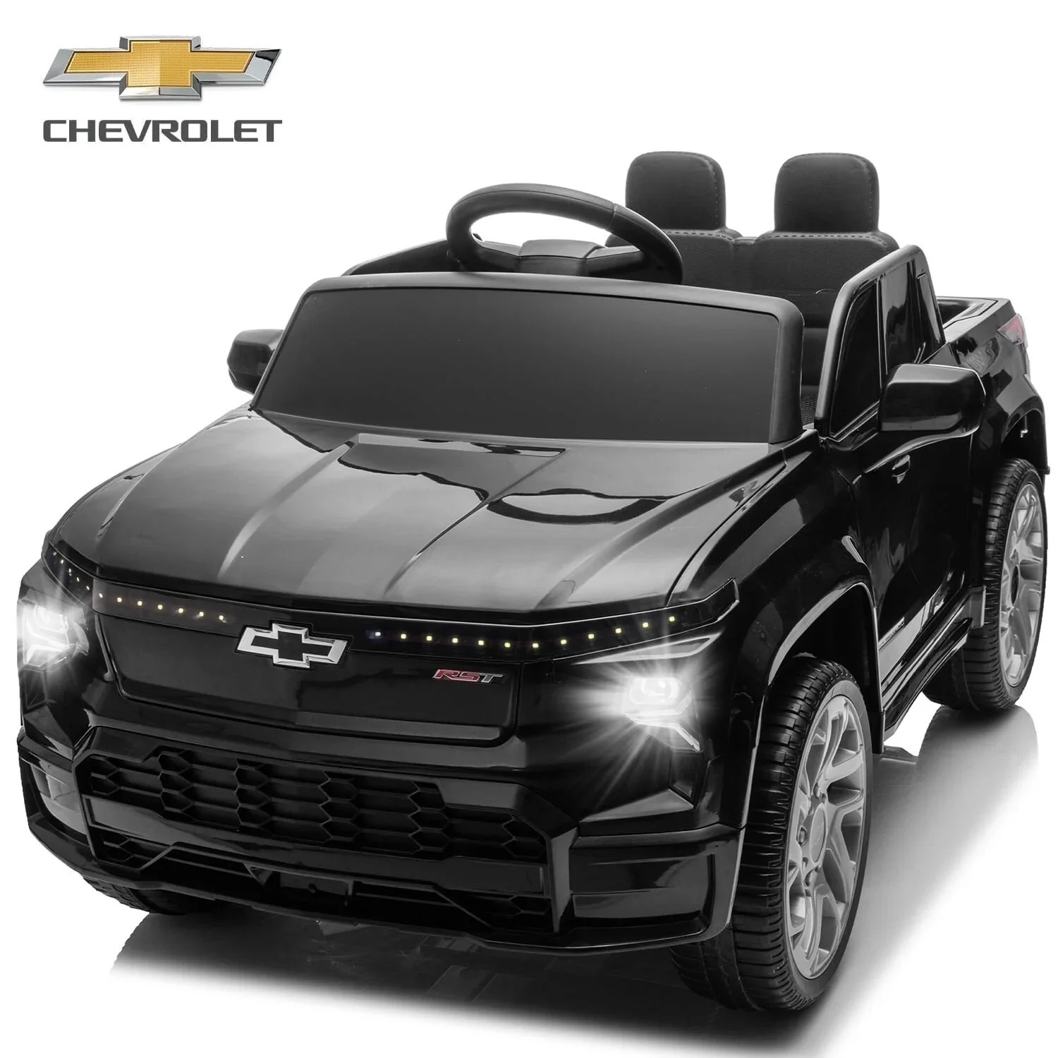 Chevrolet Silverado 24V Electric Kids Ride-On Truck with Remote Control Toy - Image 58