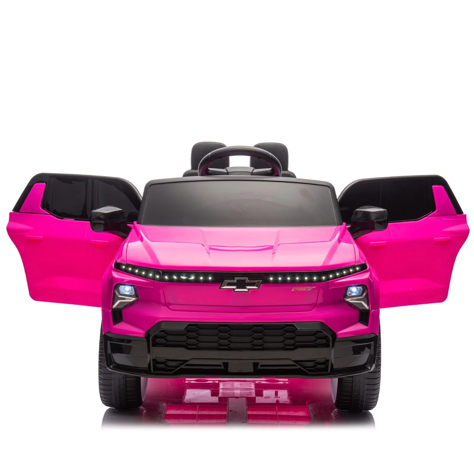 Chevrolet Silverado 24V Ride-On Truck with Remote Control and 4 Wheels for Kids - Image 15