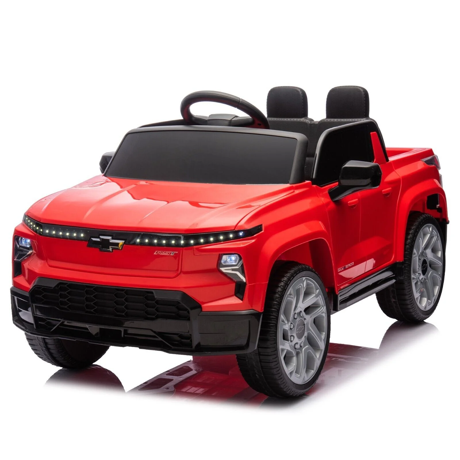 Chevrolet Silverado 24V Electric Ride-On Truck 2-Seater with Remote Control - Image 11
