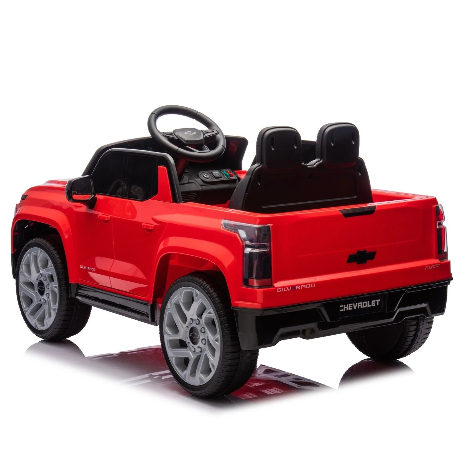 Chevrolet Silverado 24V Electric Ride-On Truck 2-Seater with Remote Control - Image 23
