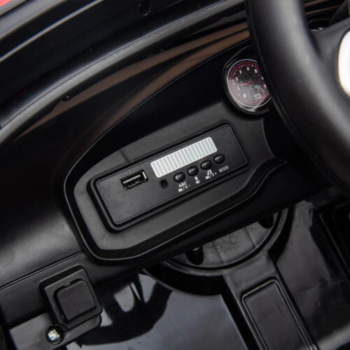 Licensed Dodge Charger Police Sports Car for Kids with LED Lights, USB and MP3 Capabilities - 12V - Image 5