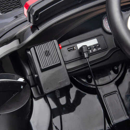 Licensed Dodge Charger Police Sports Car for Kids with LED Lights, USB and MP3 Capabilities - 12V - Image 9