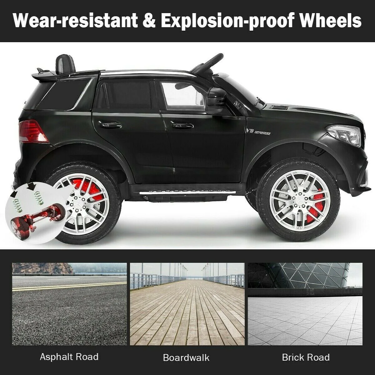 Licensed Kids Ride On Car - 12V Mercedes Benz GLE Style - Image 8